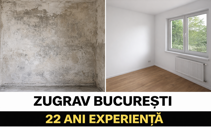 Zugravi Bucuresti, vopsitorii interioare rapide, pret de la 18 lei/mp